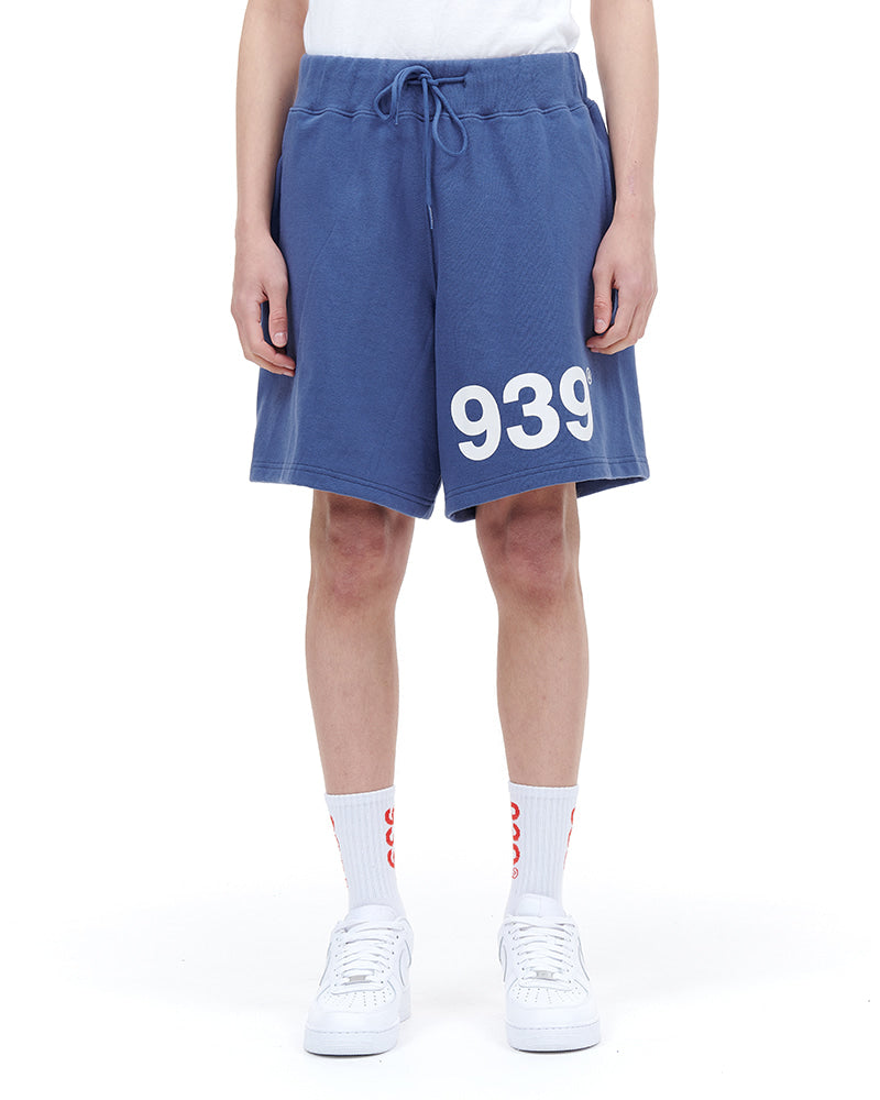 ARCHIVE BOLD (アーカイブボールド) 939 LOGO SWEAT SHORTS (BLUE)