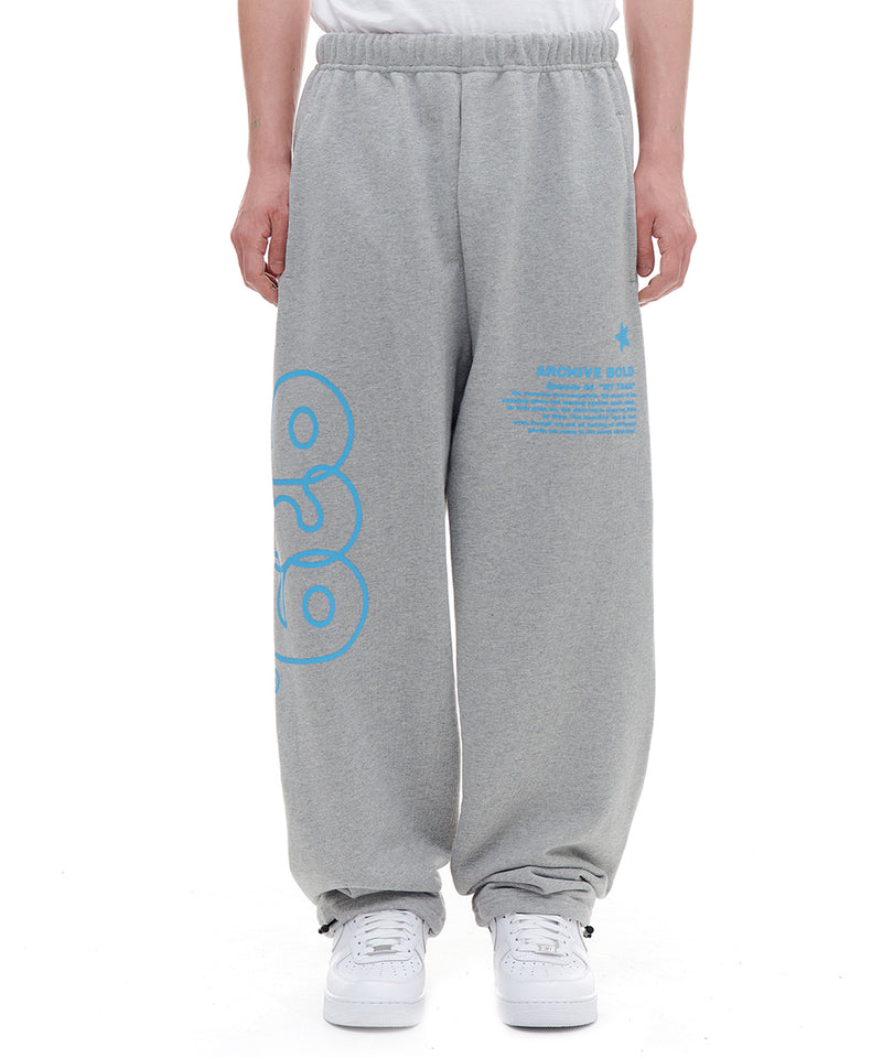ARCHIVE BOLD (アーカイブボールド) 939 TYPE B SWEAT PANTS (GRAY)