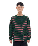 ARCHIVE BOLD (アーカイブボールド) STRIPE LONG SLEEVE (GREEN)