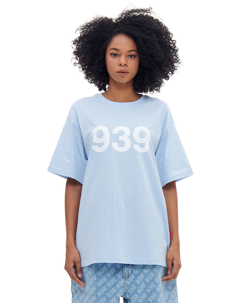ARCHIVE BOLD (アーカイブボールド) 939 LOGO T-SHIRTS (SKY BLUE)