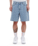 ARCHIVE BOLD (アーカイブボールド) 939 PATTERN DENIM SHORTS (LIGHT BLUE)