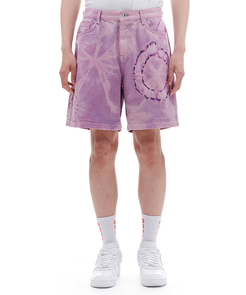 ARCHIVE BOLD (アーカイブボールド) CARPENTER DENIM SHORTS (PURPLE)