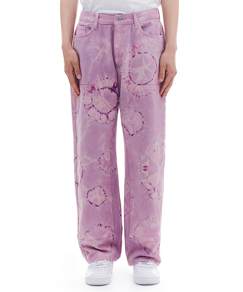 ARCHIVE BOLD (アーカイブボールド) DOUBLE KNEE DENIM PANTS (PURPLE)