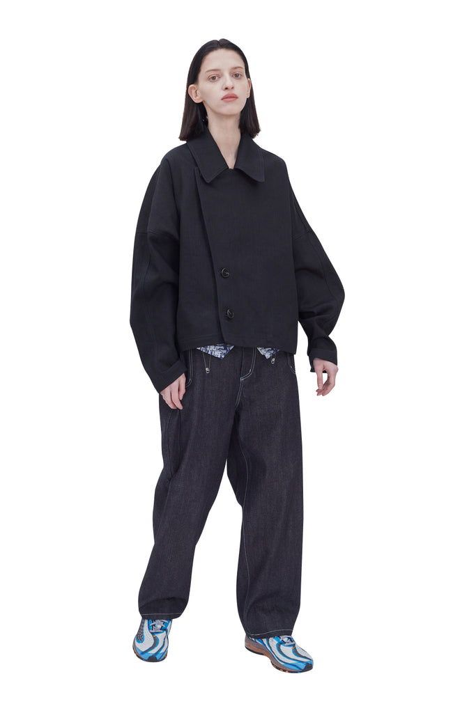 レイブレス(LABELESS) DENIM DOLMAN JACKET