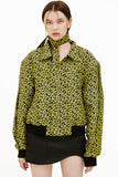 イーエスシースタジオ(ESC STUDIO) scarf blouson(flower)