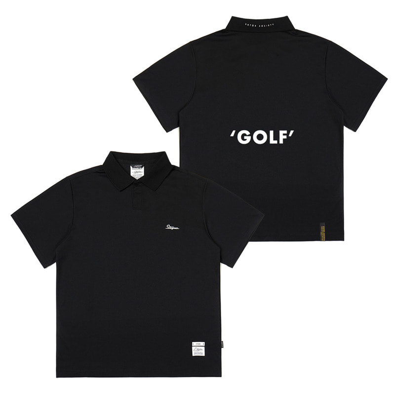 STIGMA(スティグマ) 22 GOLF OVERSIZED PK T-SHIRTS BLACK