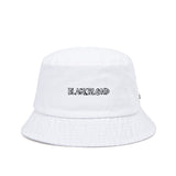 ブラックブロンド(BLACKBLOND) BBD Border Graffiti Logo Bucket Hat (White)