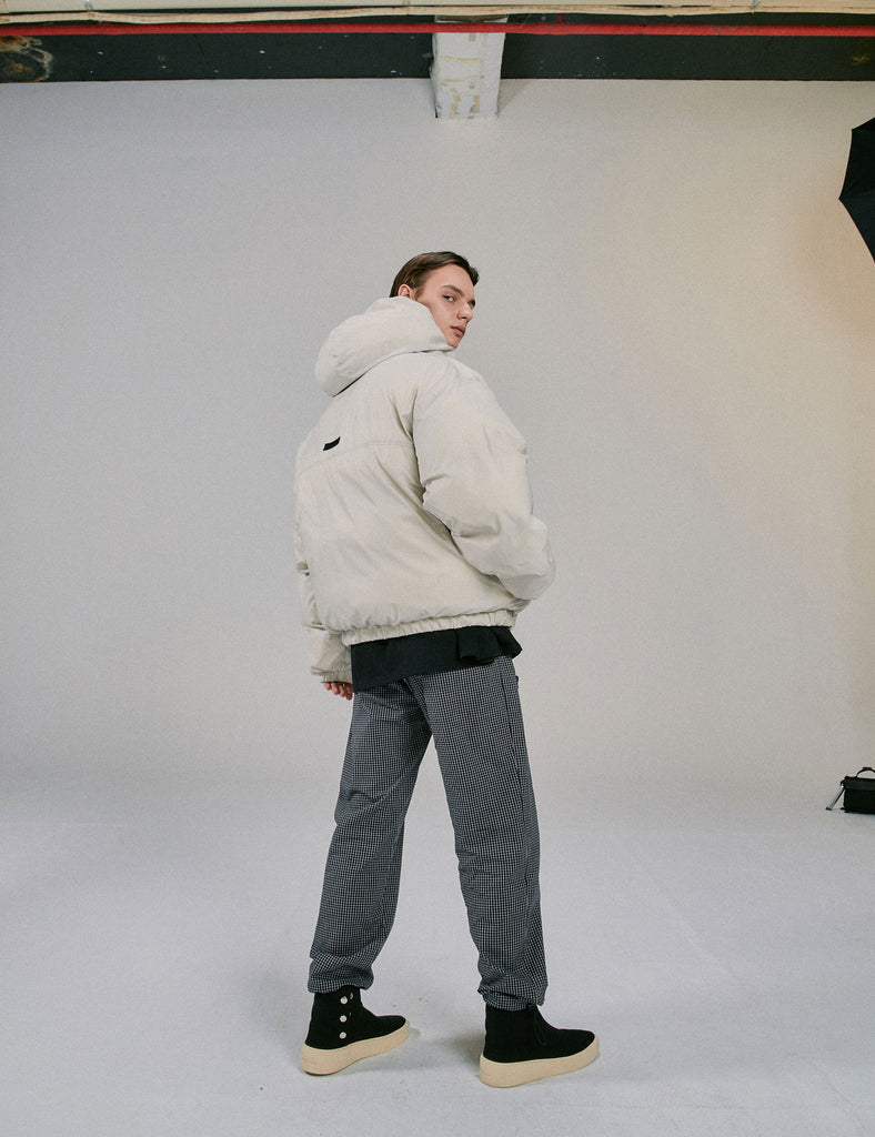ディープリーク(DPRIQUE) HOOD PADDED JACKET - IVORY