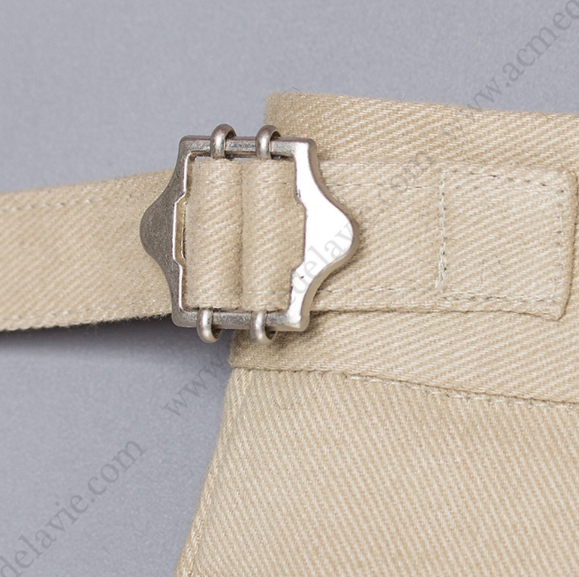 アクメドラビ(acme' de la vie) ADLV COTTON PANTS BEIGE Beige cotton pants