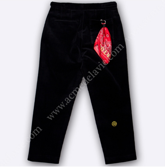 アクメドラビ(acme' de la vie) ADLV CORDUROY PANTS BLACK