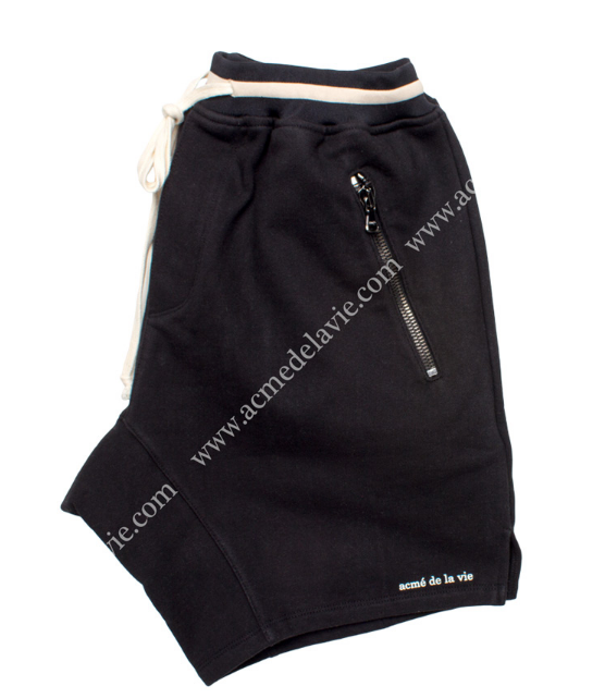 アクメドラビ(acme' de la vie) ADLV ZIPPER TRAINNING SHORT PANTS BLACK