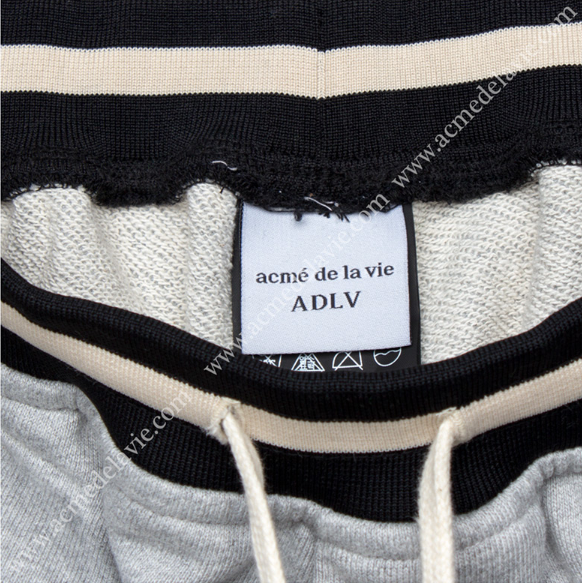 アクメドラビ(acme' de la vie) ADLV ZIPPER TRAINNING SHORT PANTS GREY