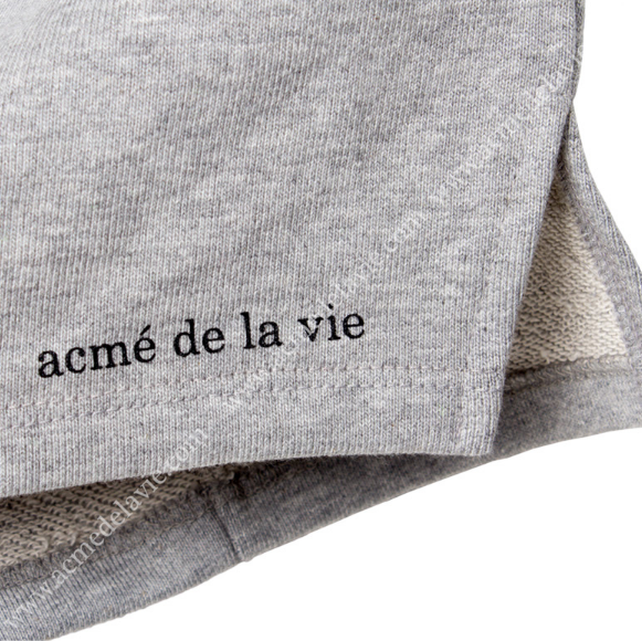 アクメドラビ(acme' de la vie) ADLV ZIPPER TRAINNING SHORT PANTS GREY