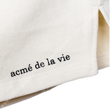アクメドラビ(acme' de la vie) ADLV ZIPPER TRAINNING SHORT PANTS CREAM