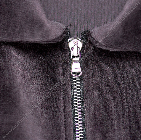 アクメドラビ(acme' de la vie) ADLV VELOUR CHARCOAL TOP