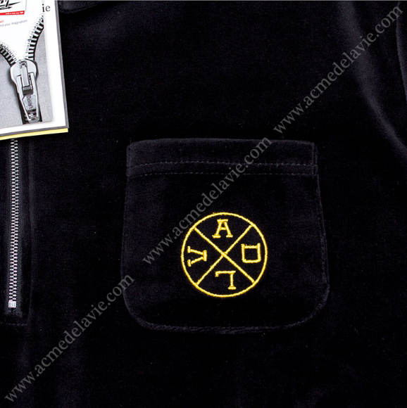 アクメドラビ(acme' de la vie) ADLV VELOUR BLACK TOP