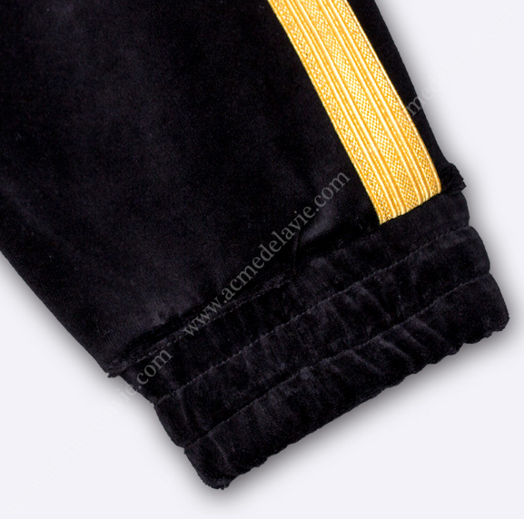 アクメドラビ(acme' de la vie) ADLV VELOUR BLACK TOP