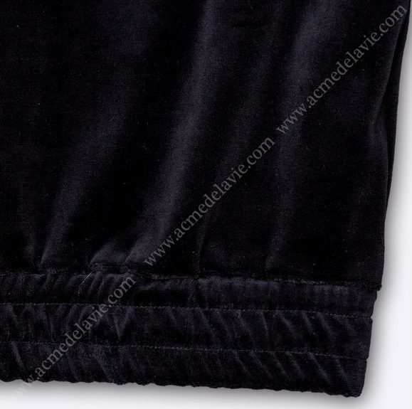 アクメドラビ(acme' de la vie) ADLV VELOUR BLACK TOP