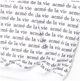 アクメドラビ(acme' de la vie) ADLV WHITE HOODIE LETTERING PATTERN