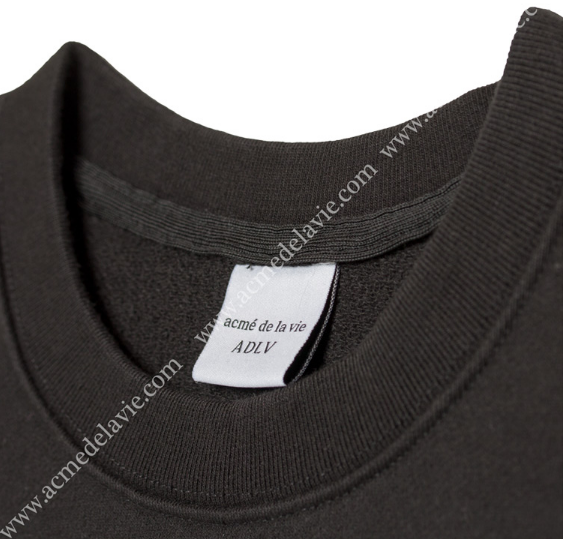 アクメドラビ(acme' de la vie) ADLV VINTAGE WASHING SWEATS T-SHIRT BLACK SHAKESPEARE