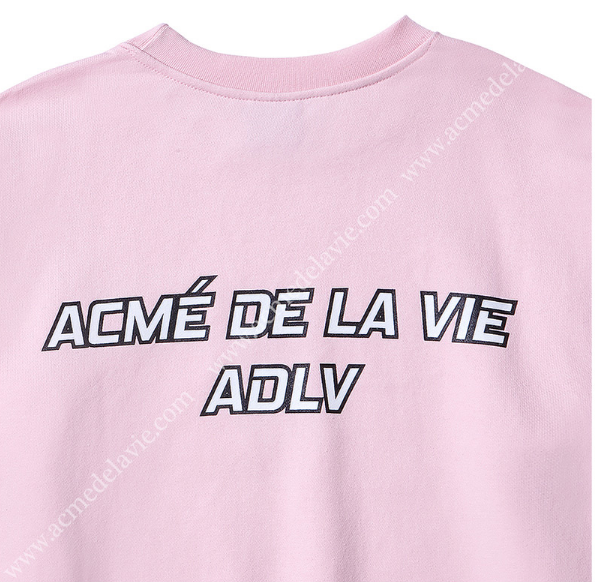アクメドラビ(acme' de la vie) ADLV SEAHORSE SWEATSHIRT LIGHT PINK
