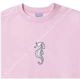 アクメドラビ(acme' de la vie) ADLV SEAHORSE SWEATSHIRT LIGHT PINK