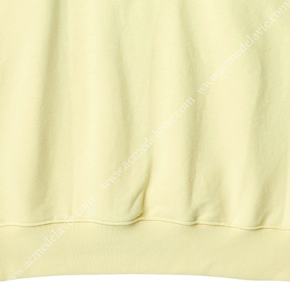 アクメドラビ(acme' de la vie) ADLV SEAHORSE SWEATSHIRT LIGHT YELLOW