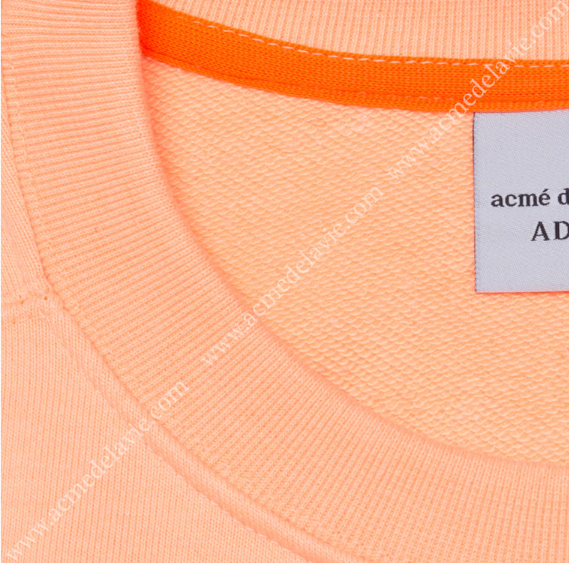 アクメドラビ(acme' de la vie) ADLV SEAHORSE SWEATSHIRT LIGHT ORANGE