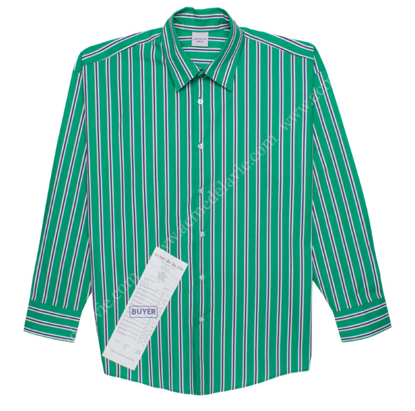 アクメドラビ(acme' de la vie) ADLV STRIPE SHIRT GREEN