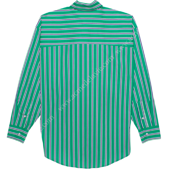 アクメドラビ(acme' de la vie) ADLV STRIPE SHIRT GREEN