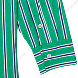 アクメドラビ(acme' de la vie) ADLV STRIPE SHIRT GREEN