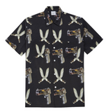 アクメドラビ(acme' de la vie) ADLV DIGITAL PRINTING SHIRT (ブラック)