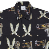 アクメドラビ(acme' de la vie) ADLV DIGITAL PRINTING SHIRT (ブラック)