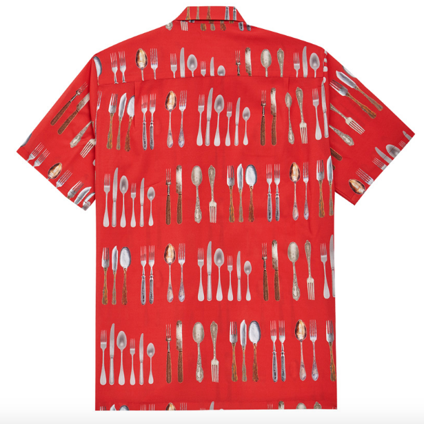 アクメドラビ(acme' de la vie) ADLV DIGITAL PRINTING SHIRT (レッド)