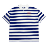 アクメドラビ(acme' de la vie) ADLV STRIPE PIQUE SHIRT (ブルー)