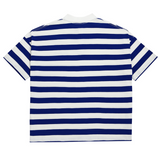 アクメドラビ(acme' de la vie) ADLV STRIPE PIQUE SHIRT (ブルー)