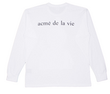アクメドラビ(acme' de la vie) ADLV BABY FACE LONG SLEEVE HERO T-SHIRT WHITE