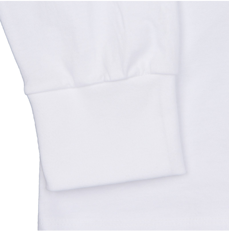 アクメドラビ(acme' de la vie) ADLV BABY FACE LONG SLEEVE HERO T-SHIRT WHITE