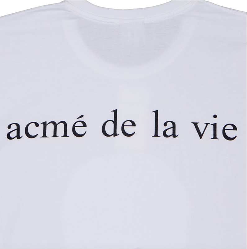 アクメドラビ(acme' de la vie) ADLV BABY FACE LONG SLEEVE HERO T-SHIRT WHITE