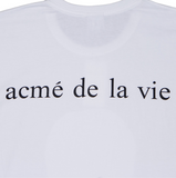 アクメドラビ(acme' de la vie) ADLV BABY FACE LONG SLEEVE RUGBY T-SHIRT WHITE