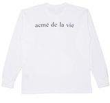 アクメドラビ(acme' de la vie) ADLV BABY FACE LONG SLEEVE WITCH T-SHIRT WHITE