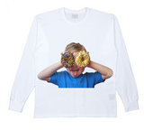 アクメドラビ(acme' de la vie) ADLV BABY FACE LONG SLEEVE DONUTS T-SHIRT WHITE