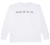 アクメドラビ(acme' de la vie) ADLV BABY FACE LONG SLEEVE DONUTS T-SHIRT WHITE