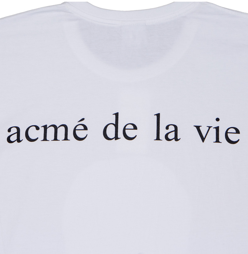 アクメドラビ(acme' de la vie) ADLV BABY FACE LONG SLEEVE DONUTS T-SHIRT WHITE