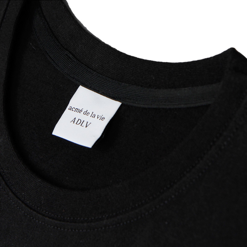 アクメドラビ(acme' de la vie) ADLV BABY FACE LONG SLEEVE DONUTS T-SHIRT (ブラック)