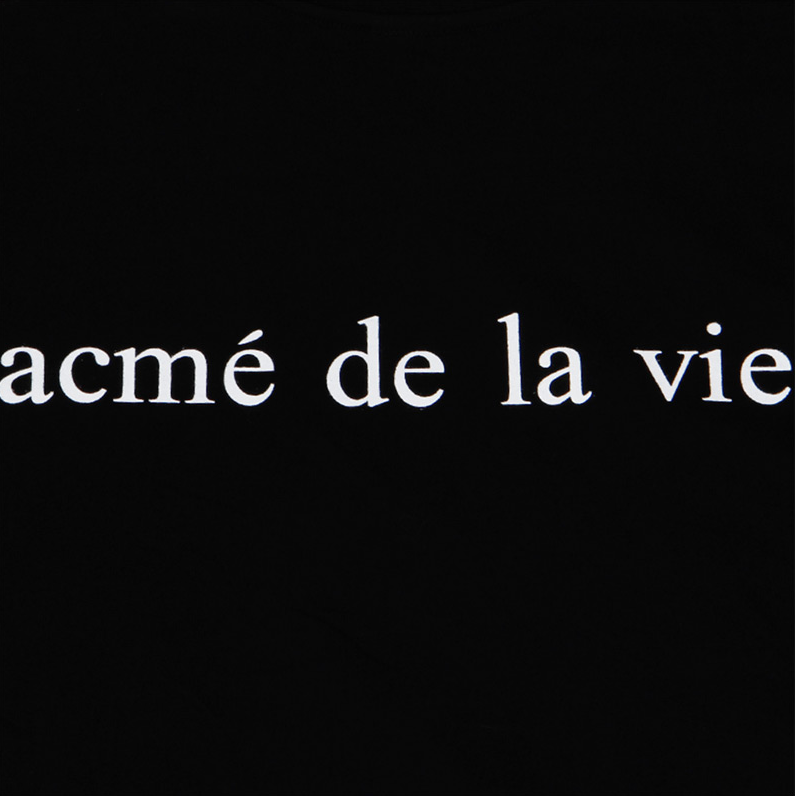 アクメドラビ(acme' de la vie) ADLV BABY FACE LONG SLEEVE DONUTS T-SHIRT (ブラック)
