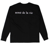 アクメドラビ(acme' de la vie) ADLV BABY FACE LONG SLEEVE DONUTS T-SHIRT (ブラック)