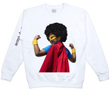 アクメドラビ(acme' de la vie) ADLV BABY FACE HERO SWEATSHIRTS WHITE