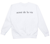 アクメドラビ(acme' de la vie) ADLV BABY FACE KISS SWEATSHIRTS WHITE