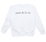 アクメドラビ(acme' de la vie) ADLV BABY FACE WITCH SWEATSHIRTS  WHITE